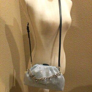 Michael Kors Denim Rhinestone Crossbody